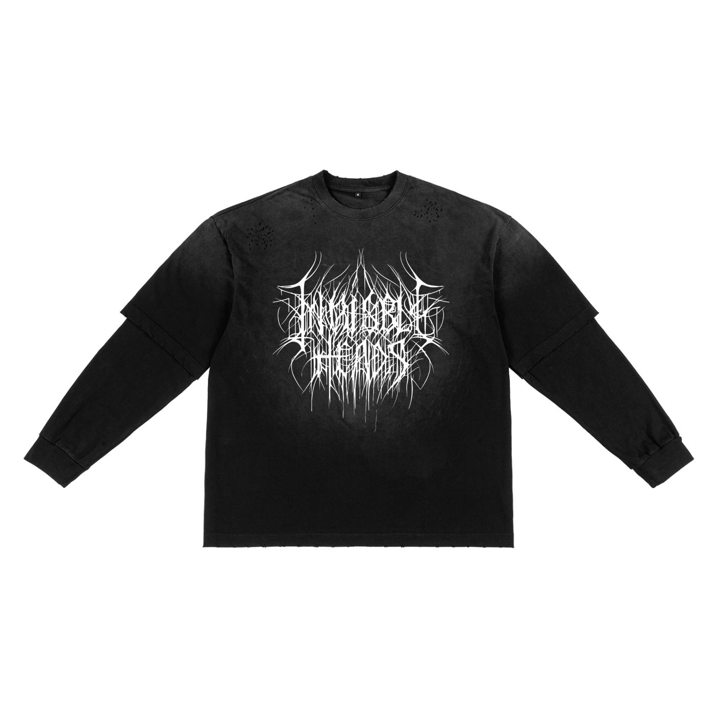 Sunfade Hand-Frayed Faux Two-Piece T-Shirt